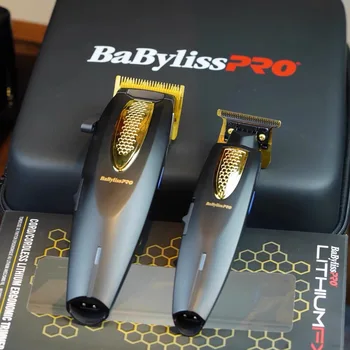 Электрические машинки для стрижки BabyLiss серии JuFeng с масляной головкой для карвинга, ножницы для салонов красоты и парикмахерских.